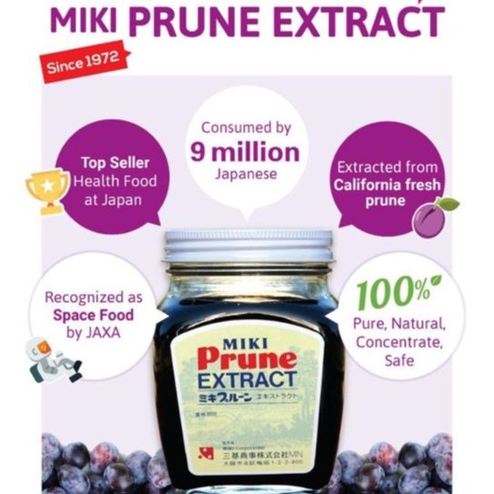 Miki Prune Extract 280g 三基黑枣精EXP 20092024 Natural Prune