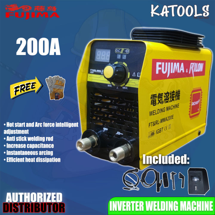 FUJIMA JAPAN RILON 200A Inverter Welding Machine IGBT, Digital Display