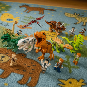 VERIDIAI Jurassic Indominus Dinosaur Building Blocks Triceratops Tyrannosaurus Rex Dinosaur Brick Toys Velociraptor Dino Park Bricks Velociraptor Toy Dinosaur World Blocks Childrens Toy