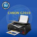 Canon printer inkjet PIXMA G2010 (เติมหมึกพร้อมใช้)_แคนนอน print InkTank scan copy ประกัน 1 ปี ปรินเตอร์_พริ้นเตอร์_สแกน_ถ่ายเอกสาร (หมึกใน InkTank 4 สี). 