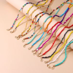 GARZHE24272 Thời trang Chuỗi đeo mắt kính Hạt nạ chuỗi Kính xích Dây buộc nạ đính cườm Dây đeo kính