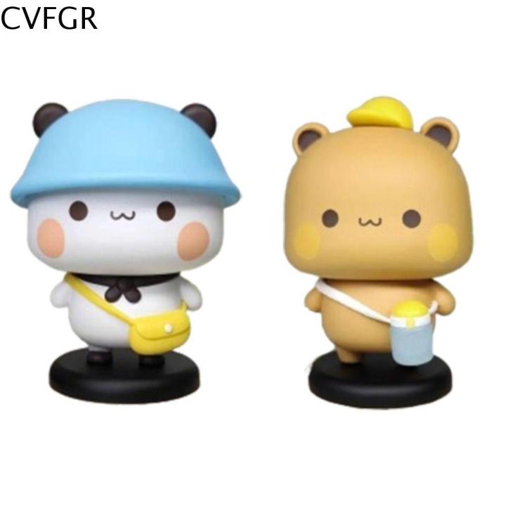 CVFGR Panda Bubu Dudu Panda Bear Figure Bear Anime Figure Bubu Figurine ...