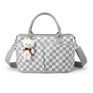 กระเป๋าเต้านมแบบพกพาสไตล์มหาสมุทรแฟชั่นกระเป๋าคุณแม่ความจุมากอเนกประสงค์ถุงผ้าอ้อม