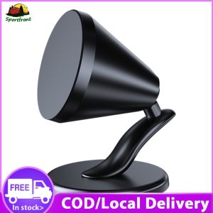 Aluminum Alloy Magnetic Car Phone Holder - Universal Bracket for Safe Driving Perfect for GPS Navigation and Hands-Free Use
