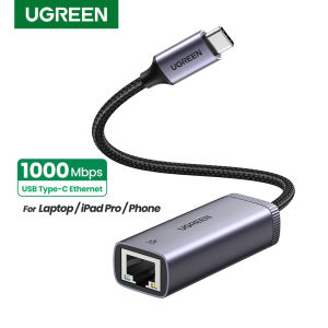 UGREEN 1000Mbps USB C Ethernet USB-C to RJ45 Lan Adapter for MacBook Pro Samsung Galaxy S20/S10/Note 10 Type C Network Card USB Ethernet