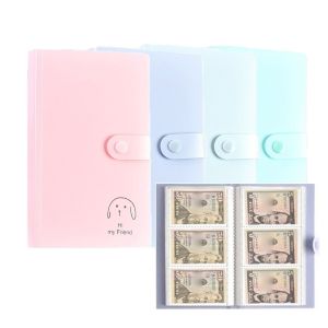 EO4MD วิธีที่สนุก ความท้าทายในการประหยัดเงิน อัลบั้มเก็บเงิน กันน้ำกันน้ำได้ สมุดวางแผนงบประมาณ ของขวัญสำหรับเด็ก แบบพกพาได้ แฟ้มแบบซองจดหมาย120/240 เก็บบิล