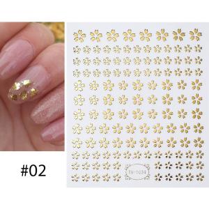 UR SUGAR 1PC Succulent Plants Flower 3D Nail Sticker Spring Floral Leaves Adhesive Transfer Decals Slider DIY Nail Art Decoration
