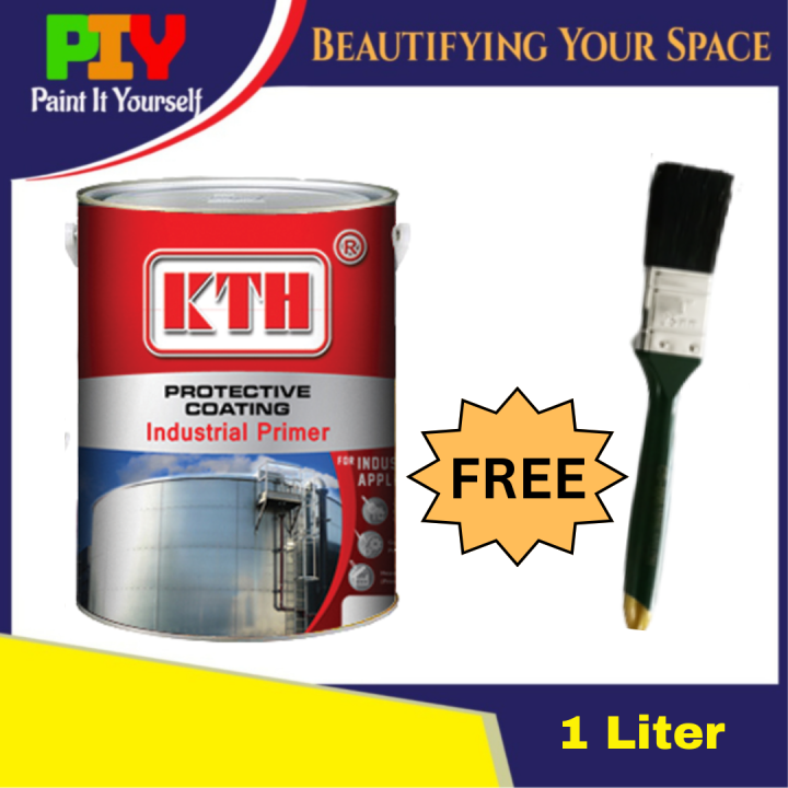 KTH Red Oxide Primer Anti Rust Anti Karat Undercoat kayu besi / Undercoat wood metal (free paint