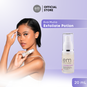 Eva Mulia Exfoliate Potion 20ml - Serum Exfoliasi Wajah Untuk Mengangkat Sel Kulit Mati