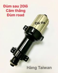 Đùm lẻ SAU 20lỗ căm thẳng đùm road cối 11s hàng taiwan dành cho xe đạp