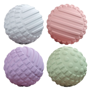 Massage Lacrosses Balls Silicone Fascial Balls Floating Point Muscle Relaxation Massager Foot Massage Balls Enduring