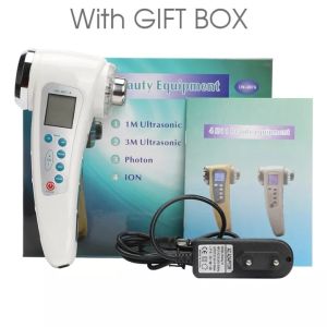 1Mhz 3Mhz Ultrasonic Facial Massager Multi‑Function 4 Modes Beauty Machine with 7 Colors LED Photon & Ion Function Portable Home‑Use Face Cleansing Skin‑Care Device