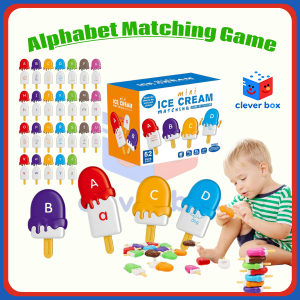 Ice Cream Alphabet Matching Toy | Learn Letters A–Z with Ice Cream Pieces | Montessori Early Learning for Kids