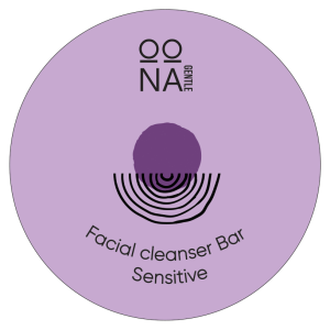 สบู่ก้อนทำความสะอาดผิวหน้า สูตรอ่อนโยน 60g.Oona Gentle Facial Cleanser Bar Sensitive