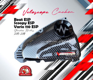 Veloscope Tutup Filter ESP Carbon Celup SC56 2017-2019 Scoopy Beat Vario Led Model Detak Emblem Veloscope