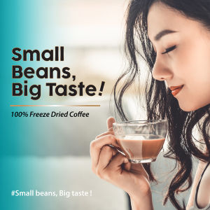 GOLD CHOICE Dual Freeze Kopi Hitam Kering Beku - Klasik Americano | Freeze Dried Black Coffee - Americano Classic (2g X 30S) X 3 Packs In Bundle