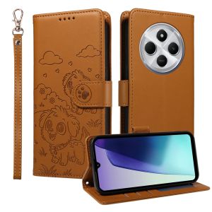 For Xiaomi Redmi 15C 14C 13C 12C / Redmi 13 12 / Redmi A3 A4 A5 Phone Case Pet Dog Magnetic Leather Wallet Card Slot Protection Flip Case Casing