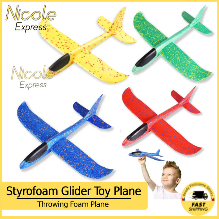 Hand Throwing Flying Glider Airplane Plane Launcher Toy Outdoor Sports