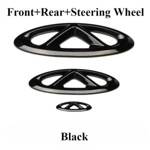 dncnf For Chery Tiggo 8pro 8plus 5X Tiggo 7 pro MAX Arrizo Mart Car Front Emblem Black Badge Steering wheel Car Modification Stickers 9T1N6