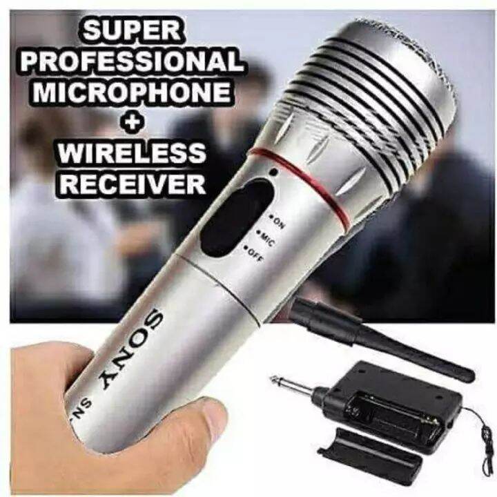 SONY Professional Wireless Microphone NC 650 WM 650 Karaoke Mic