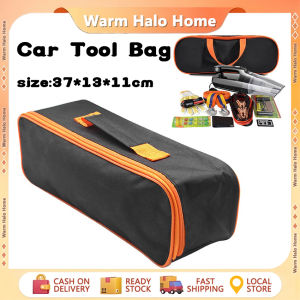 Portable Maintenance Tool Bag Waterproof Canvas Tool Bag Car Storage Carry Bag Emergency Tool Kit Pouch