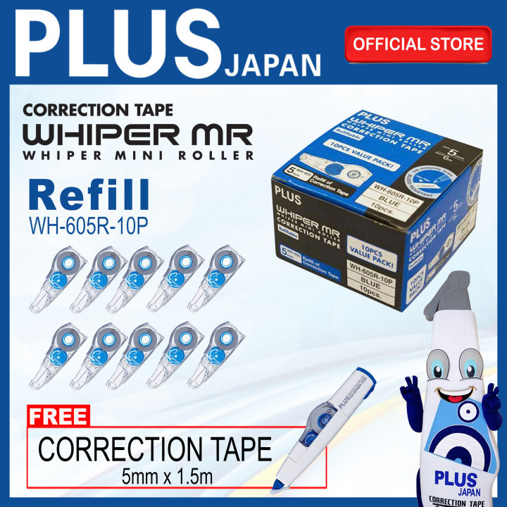 Plus Correction Tape MR WH 605 6m - 10pcs/Box