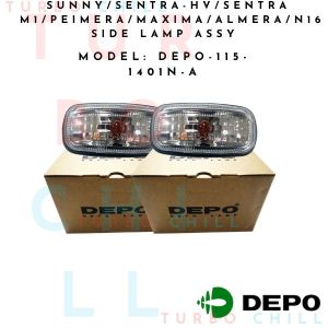 DEPO-115-1401N-A SUNNY/SENTRA-HV/SENTRA M1/PEIMERA/MAXIMA/ALMERA/N16 SIDE LAMP ASSY