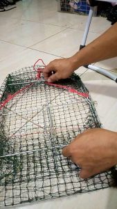 BUBU KEPITING 2 PINTU (KECIL) | JEBAKAN KEPITING | JEBAKAN RAJUNGAN | PERANGKAP KEPITING | PERANGKAP RAJUNGAN | PERANGKAP IKAN | JEBAKAN KEPITING LIPAT | BUBU LIPAT