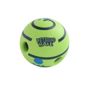 Interactive Dog Toy Fun Giggle Sounds When Rolled or Shaken Dog Puppy Chewing Training Pet Toy Ball