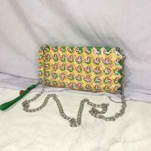 "Dompet Tas Daur Ulang - Exclusive Double Rit - Tas Anyam Rantai