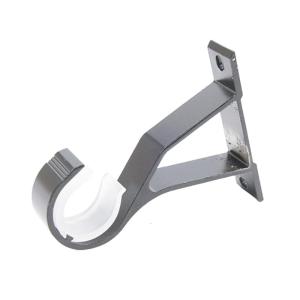 Aluminium Alloy Curtain Pole Bracket Home Ceiling Curtain Rod Installation Hook Household Window Curtain Accessory