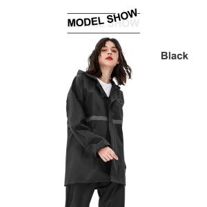 Silver gray Rubberized Titanium Motorcycle raincoat adult Terno freesize makapal kapote waterproof