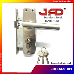 JAD Door Lock Lever Handle for Grill Door Anti-Rust Heavy Duty JDLM-2001SS