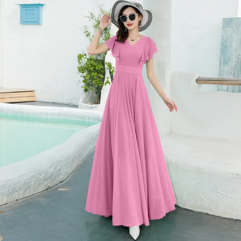 plus size old rose gown