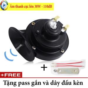 Còi Hơi Ốc Sên Dành Cho Xe Máy Siêu Âm Thanh 12V Yq-03 Thao Tác Lắp Đơn Giản Phù Hợp Tất Cả Các Dòng Xe