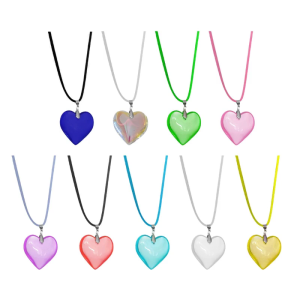 Unique Heart Necklace Fashion Sweet Cool Heart Clavicle Chain Lace Up Ribbon Chain Choker Gift Female