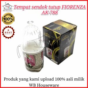 Tempat sendok garpu sumpit + tutup motif cantik FIORENZA AK-788 (1)
