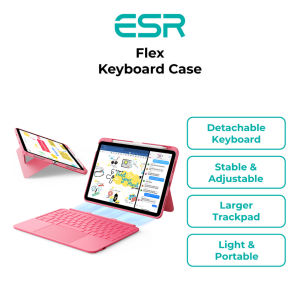 ESR Flex Keyboard Case Compatible with iPad 10th/11th Gen | iPad Air 11"(26/25/24) & Air 5/4