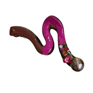 AZDH พลอยเทียมหลากสี กรงเล็บผมผู้หญิง สีตัดกัน การออกแบบบิด กิ๊บติดผมด้านหลัง ชุดคลุมศีรษะ แฟชั่นสำหรับผู้หญิง คลิปฉลามหยักขนาดใหญ่ สำหรับเด็กผู้หญิงอาบน้ำ