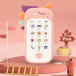 Multifunctional Early Education Mobile Phone Music Toys Bite Toy Kids Toy Mobile Kids Toddler Phone  Baby Phone 0-1 Age Baby Can Chew Bite Music Puzzle Early Education Toys Kids Phone Drop-resistant