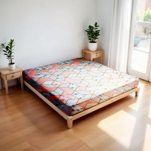 Berkah Saluyu - Sprei Motif Ukuran 100x200cm Elegan Minimalis