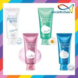 Sữa Rửa Mặt Senka Perfect Whip Beauty Foam Dưỡng Trắng Cấp Ẩm Cho Da Chống Lão Hóa Ngừa Mụn 120g - Nhật Bản