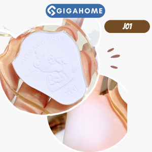 Phấn Má Hồng Đánh Khối Mũi Đơn Sắc Mịn Tự Nhiên Cho Trang Điểm Tươi Tắn GIGAHOME CI-018