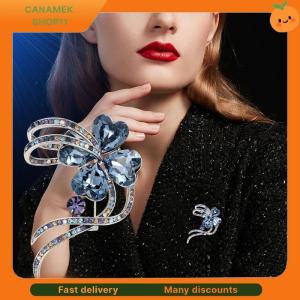❣️❣️❣️ Fashion Rhinestone Crystal Four Leaf Clover Brooches For Women Clothing Coat Jewelry Accessries Gifts