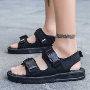 Sandal đi biển sảng khoái sandal nam Velcro đế dày thời trang co giãn có thể điều chỉnh sandal mềm mại thoải mái