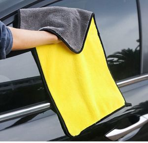 Kain Microfiber Lembut Berwarna 500gsm 30*60cm 30*30cm Multi Fungsi Kain Lap Mobil Motor Handuk Serbaguna