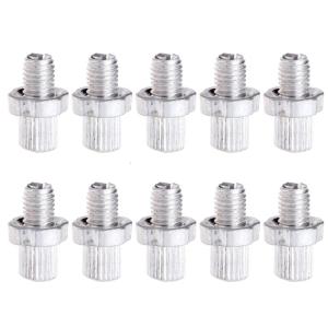 10Pcs/set Aluminum Alloy Bike Brake Clutch Levers Clucth Brake Cable Adjuster Motorcycle Brake Cable Adjuster Nut Bolts