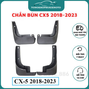 Bộ 4 chắn bùn theo xe ô tô Mazda CX5 2014-2023 mẫu nhựa đen