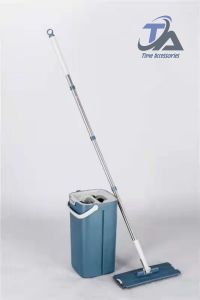 RT93 Satu set Alat Pel dan ember Ultra Mop lantai modern Briny Small wash and dry 2in1 TAC