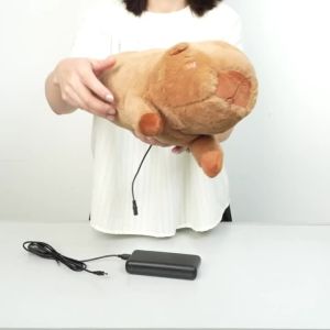 Electric Heating Pad for Period Cramps Menstruation Heatable Stuffed Animals Capybara Plush with a Hot Soft Belly for Wife Women2026